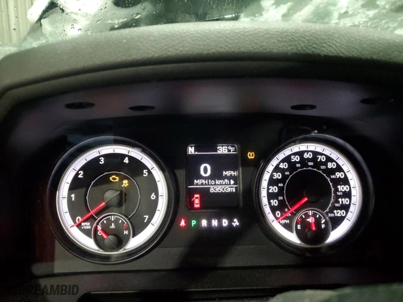2014 Ram 1500 Express with VIN 1C6RR7FT4ES180934, listed as a Copart auction lot 88228465 with 83,503 mi miles and Salvage Title. Bid and sale history available at carsss.com. Image 9.