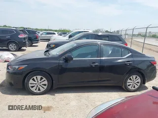 2024 Nissan Sentra S with VIN 3N1AB8BV7RY201065, listed as a IAAI auction lot 42049603 with 25,339 mi miles and . Bid and sale history available at DreamBid. Image 14.
