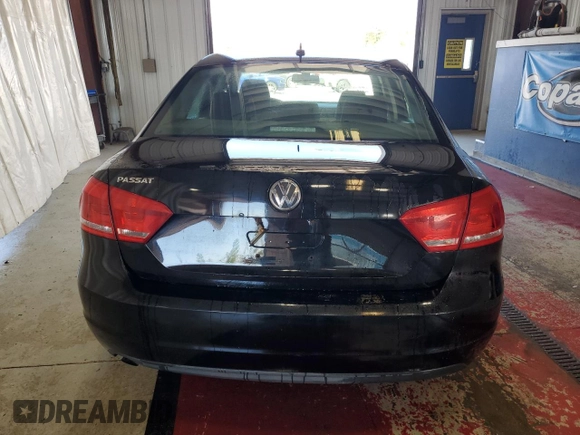 2012 Volkswagen Passat S with VIN 1VWAP7A38CC084490, listed as a Copart auction lot 57155005 with 243,113 mi miles and Salvage title. Bid and sale history available at DreamBid. Image 6.