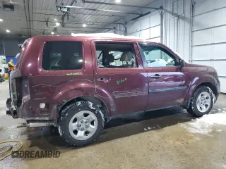 2014 Honda Pilot LX with VIN 5FNYF4H25EB008957, listed as a Copart auction lot 44562835 with 151,054 mi miles and Salvage Title. Bid and sale history available at DreamBid. Image 3.