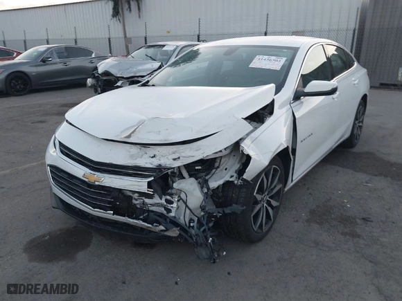 2018 Chevrolet Malibu LT with VIN 1G1ZD5ST2JF275375, listed as a IAAI auction lot 41436503 with 87,319 mi miles. Bid and sale history available at carsss.com. Image 6.