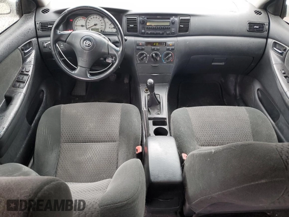 2008 Toyota Corolla CE with VIN 1NXBR32E28Z970800, listed as a Copart auction lot 54899475 with 261,297 mi miles and Clean Title. Bid and sale history available at DreamBid. Image 8.