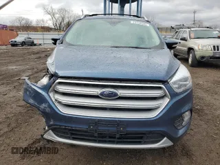 2018 Ford Escape Titanium with VIN 1FMCU0J91JUC57933, listed as a Copart auction lot 53152635 with 47,244 mi miles and Salvage title. Bid and sale history available at DreamBid. Image 5.