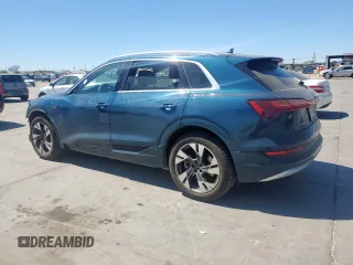 2021 Audi e-tron Premium Plus with VIN WA1LAAGE5MB030598, listed as a Copart auction lot 50411695 with 31,819 mi miles and Salvage title. Bid and sale history available at DreamBid. Image 2.