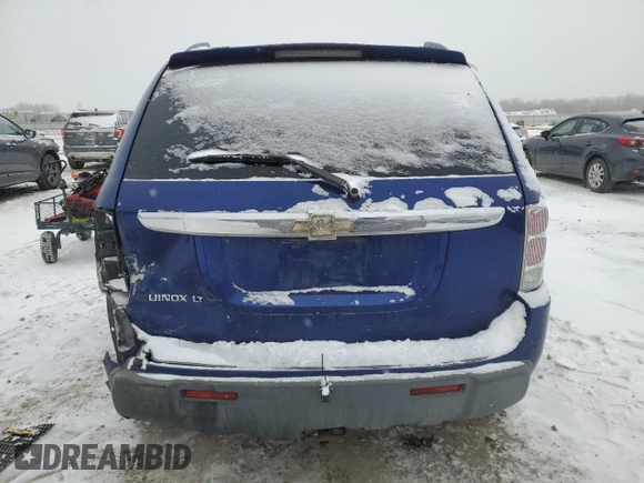 2005 Chevrolet Equinox LT with VIN 2CNDL63F556028169, listed as a Copart auction lot 45739765 with 202,946 mi miles and Salvage Title. Bid and sale history available at carsss.com. Image 6.