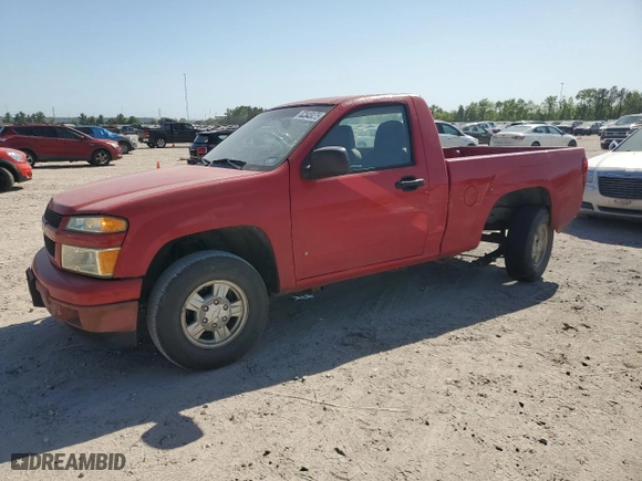2006 Chevrolet Colorado LS with VIN 1GCCS148868155869, listed as a Copart auction lot 52540475 with 124,518 mi miles and Salvage Title. Bid and sale history available at carsss.com. Image 1.