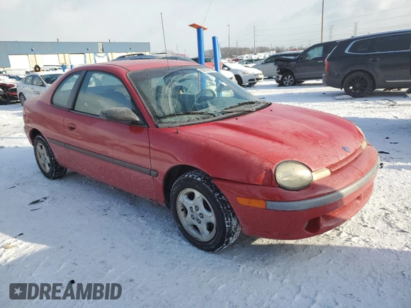 1996 Plymouth Neon z VIN 1P3ES62C4TD541124, wystawiony jako Copart lot #88826005 z przebiegiem 76 499 mil mil oraz Czysty tytuł • Clean title. Historia ofert i sprzedaży dostępna na DreamBid. Obrazek 4.