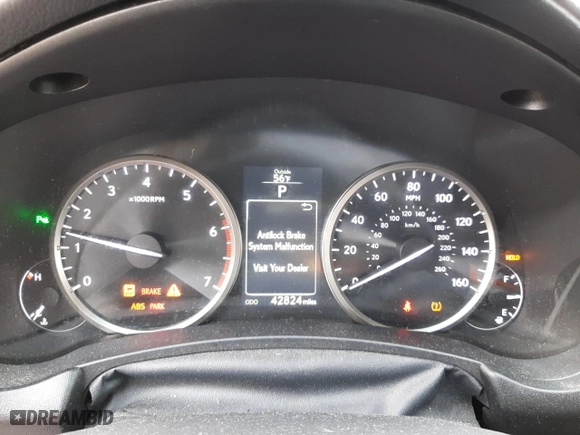 2016 Lexus NX 200t with VIN JTJYARBZ9G2043828, listed as a Copart auction lot 73540862 with 42,824 mi miles. Bid and sale history available at carsss.com. Image 9.