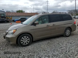 2008 Honda Odyssey EX-L with VIN 5FNRL387X8B116661, listed as a Copart auction lot 52954075 with 177,100 mi miles and Salvage Title. Bid and sale history available at carsss.com. Image 1.