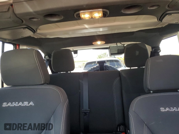 2018 Jeep Wrangler Unlimited Sahara with VIN 1C4HJWEG0JL923216, listed as a Copart auction lot 53347605 with 129,843 mi miles and Salvage title. Bid and sale history available at DreamBid. Image 10.