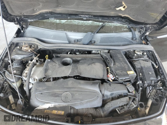 2015 Mercedes-Benz CLA 250 with VIN WDDSJ4EB1FN176192, listed as a Copart auction lot 50578155 with 124,292 mi miles and Salvage Title. Bid and sale history available at DreamBid. Image 12.