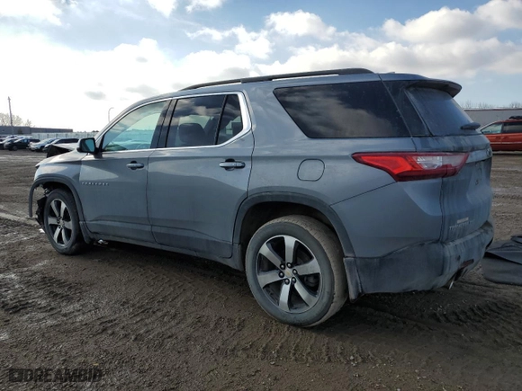 2021 Chevrolet Traverse LT Leather with VIN 1GNEVHKW2MJ174540, listed as a Copart auction lot 46946675 with 57,603 mi miles and Salvage Title. Bid and sale history available at carsss.com. Image 2.