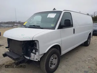 2020 Chevrolet Express Cargo Van with VIN 1GCWGBFP0L1138206, listed as a IAAI auction lot 41773760 with 94,272 mi miles. Bid and sale history available at carsss.com. Image 2.