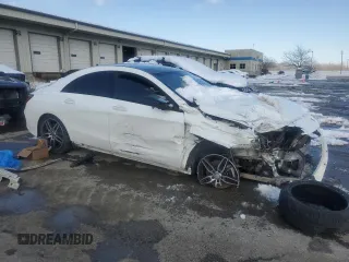 2019 Mercedes-Benz CLA with VIN WDDSJ4EB2KN712030, listed as a Copart auction lot 87848395 with 127,831 mi miles and Salvage Title. Bid and sale history available at carsss.com. Image 4.