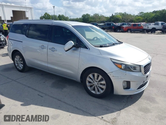 2018 Kia Sedona EX with VIN KNDMC5C12J6345930, listed as a IAAI auction lot 42008064 with 214,465 mi miles and . Bid and sale history available at carsss.com. Image 1.