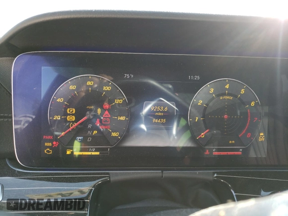 2019 Mercedes-Benz CLS with VIN WDD2J5JB7KA037911, listed as a Copart auction lot 75072814 with 94,435 mi miles and Salvage Title. Bid and sale history available at carsss.com. Image 9.