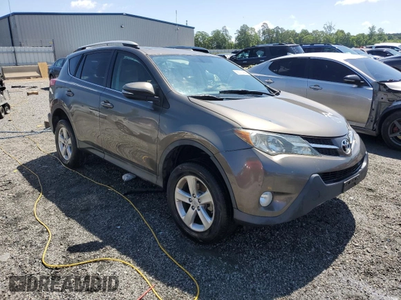 2013 Toyota RAV4 XLE with VIN 2T3RFREV6DW125021, listed as a Copart auction lot 58011425 with 167,139 mi miles and Salvage title. Bid and sale history available at DreamBid. Image 4.