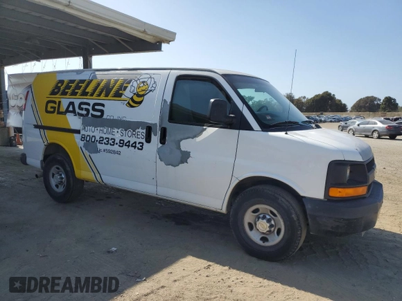 2011 Chevrolet Express Cargo with VIN 1GCWGFBA5B1173914, listed as a Copart auction lot 55336725 with 198,702 mi miles and Clean Title. Bid and sale history available at carsss.com. Image 4.