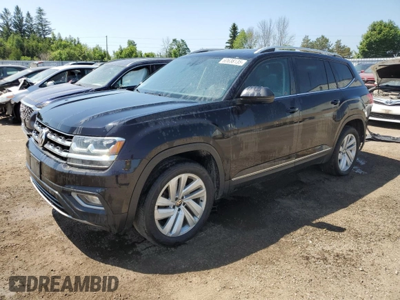 2018 Volkswagen Atlas SEL with VIN 1V2MR2CA5JC530812, listed as a Copart auction lot 60638135 with 260,790 mi miles and Salvage title. Bid and sale history available at DreamBid. Image 1.