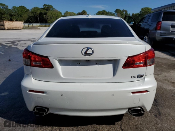 2011 Lexus IS F with VIN JTHBP5C22B5009186, listed as a Copart auction lot 49049665 with 114,900 mi miles and Salvage Title. Bid and sale history available at carsss.com. Image 6.