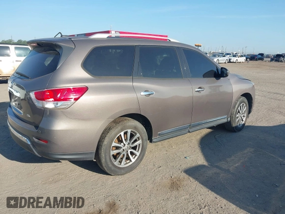 2013 Nissan Pathfinder S with VIN 5N1AR2MN5DC670834, listed as a IAAI auction lot 42826806 with 156,092 mi miles and . Bid and sale history available at DreamBid. Image 4.