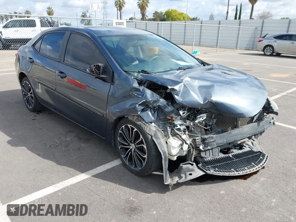 2016 Toyota Corolla L with VIN 5YFBURHE7GP395652, listed as a IAAI auction lot 41916719 with 160,265 mi miles and . Bid and sale history available at DreamBid. Image 1.