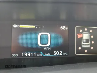 2021 Toyota Prius L Eco with VIN JTDKAMFU1M3146516, listed as a Copart auction lot 58406175 with 19,911 mi miles and Salvage title. Bid and sale history available at DreamBid. Image 9.