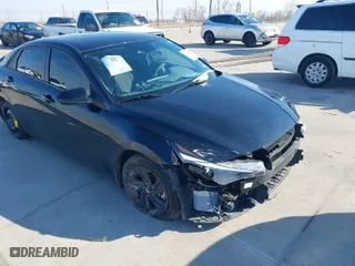 2023 Hyundai Elantra SEL with VIN 5NPLM4AG3PH093999, listed as a IAAI auction lot 41634123 with 19,502 mi miles. Bid and sale history available at carsss.com. Image 1.