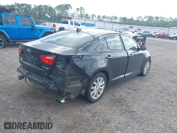2015 Kia Optima EX с VIN 5XXGN4A75FG407709, выставлен на аукционе IAAI как лот 42415144 с пробегом 129 204 миль миль и . История ставок и продаж доступна на DreamBid. Изображение 4.