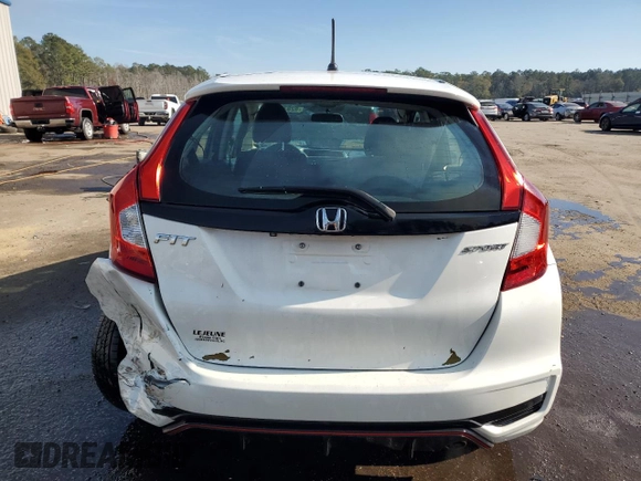 2018 Honda Fit Sport with VIN 3HGGK5G62JM706788, listed as a Copart auction lot 82872004 with 137,288 mi miles and Salvage Title. Bid and sale history available at DreamBid. Image 6.