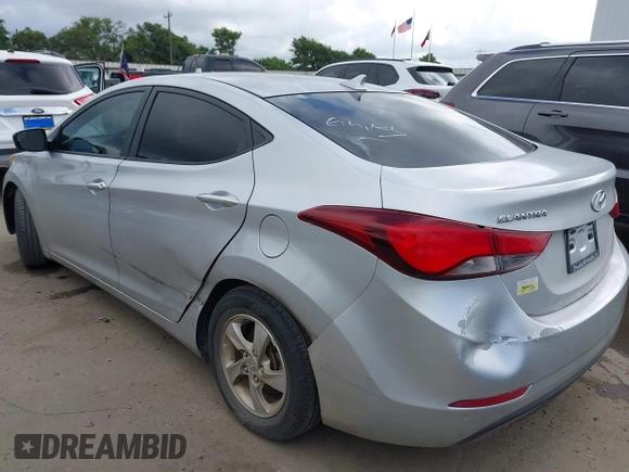 2014 Hyundai Elantra SE with VIN 5NPDH4AEXEH526030, listed as a IAAI auction lot 42595985 with 215,580 mi miles and . Bid and sale history available at DreamBid. Image 3.
