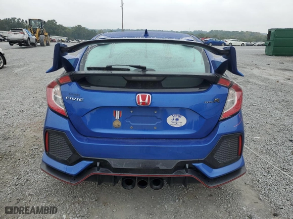 2018 Honda Civic Type R Touring with VIN SHHFK8G73JU202824, listed as a Copart auction lot 73363304 with 86,364 mi miles and Salvage Title. Bid and sale history available at carsss.com. Image 6.