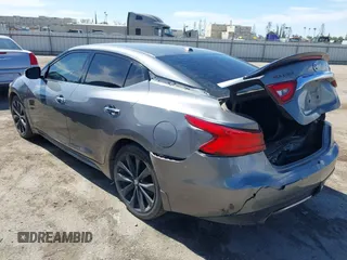 2017 Nissan Maxima S with VIN 1N4AA6AP2HC446604, listed as a IAAI auction lot 41997324 with 97,657 mi miles and . Bid and sale history available at DreamBid. Image 3.
