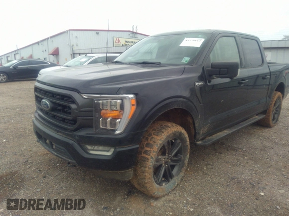 2022 Ford F-150 XL with VIN 1FTFW1E89NKE60072, listed as a IAAI auction lot 41778613 with 61,555 mi miles. Bid and sale history available at carsss.com. Image 6.