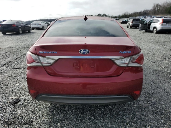 2013 Hyundai Sonata Hybrid with VIN KMHEC4A41DA083178, listed as a Copart auction lot 44959705 with 128,442 mi miles and Clean Title. Bid and sale history available at carsss.com. Image 6.