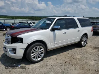 2017 Ford Expedition Max Platinum z VIN 1FMJK1MT5HEA13460, wystawiony jako Copart lot #62346735 z przebiegiem 130 720 mil mil oraz Szkoda całkowita • Salvage title. Historia ofert i sprzedaży dostępna na DreamBid. Obrazek 1.