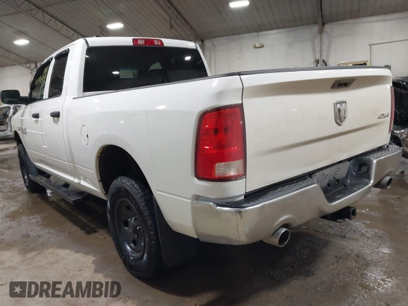 2014 Ram 1500 Express with VIN 1C6RR7FT7ES439142, listed as a IAAI auction lot 41579044 with 157,200 mi miles. Bid and sale history available at carsss.com. Image 3.