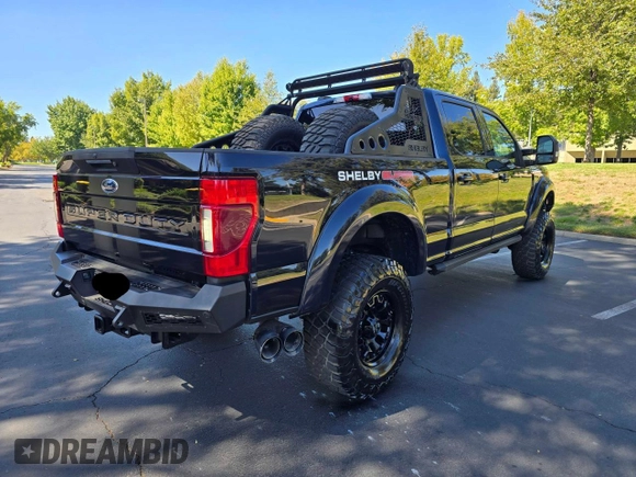 2021 Ford Super Duty F-250 SRW XL with VIN 1FT8W2BT1MED24569, listed as a Copart auction lot 50447075 with 21,016 mi miles and Salvage Title. Bid and sale history available at carsss.com. Image 4.