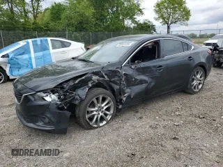 2014 Mazda 6 i Grand Touring с VIN JM1GJ1W54E1101760, выставлен на аукционе Copart как лот 56584535 с пробегом 93 297 миль миль и Списание • Salvage title. История ставок и продаж доступна на DreamBid. Изображение 1.