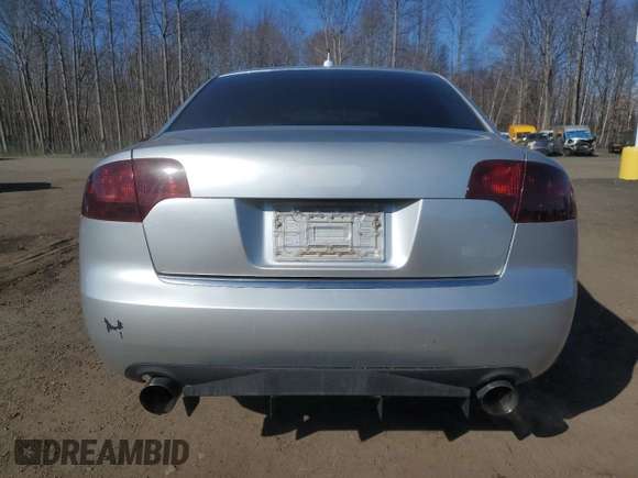 2007 Audi A4 2.0T with VIN WAUAF78E57A017762, listed as a Copart auction lot 50234585 with 159,666 mi miles and Salvage Title. Bid and sale history available at carsss.com. Image 6.