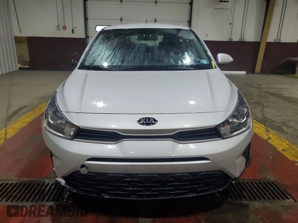 2021 Kia Rio S with VIN 3KPA25AD3ME433290, listed as a Copart auction lot 53537425 with 18,285 mi miles and Salvage Title. Bid and sale history available at DreamBid. Image 5.