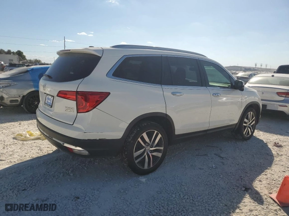 2017 Honda Pilot Touring with VIN 5FNYF6H90HB089380, listed as a Copart auction lot 77048374 with 0 mi miles and Clean Title. Bid and sale history available at carsss.com. Image 3.