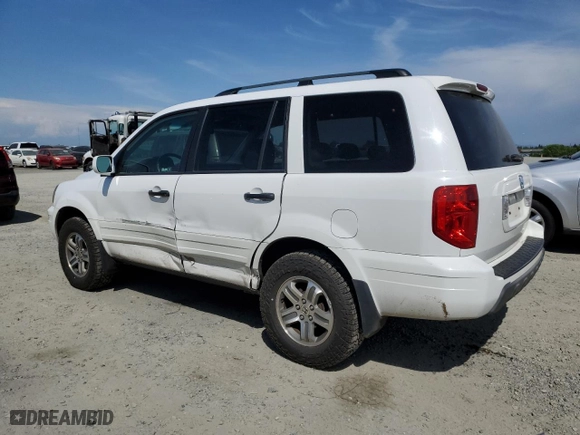 2004 Honda Pilot EX with VIN 2HKYF18504H569611, listed as a Copart auction lot 53247405 with 199,141 mi miles and Salvage Title. Bid and sale history available at carsss.com. Image 2.