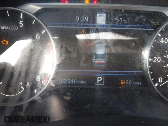 2019 Nissan Altima 2.5 SL with VIN 1N4BL4EV3KC163566, listed as a IAAI auction lot 41628760 with 162,546 mi miles. Bid and sale history available at carsss.com. Image 15.