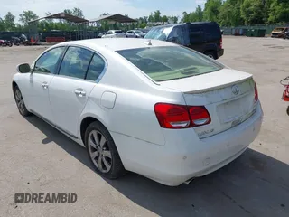 2008 Lexus GS with VIN JTHCE96S980016221, listed as a IAAI auction lot 42186022 with 208,878 mi miles. Bid and sale history available at carsss.com. Image 3.