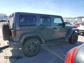 2017 Jeep Wrangler Unlimited Sahara with VIN 1C4BJWEGXHL687691, listed as a Copart auction lot 46696505 with 99,443 mi miles and Salvage Title. Bid and sale history available at carsss.com. Image 3.