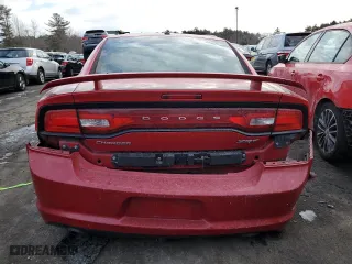 2012 Dodge Charger SRT8 with VIN 2C3CDXEJ6CH185686, listed as a Copart auction lot 41735455 with 185,073 mi miles and Salvage Title. Bid and sale history available at carsss.com. Image 6.