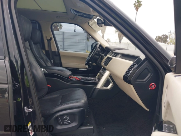 2016 Land Rover Range Rover Supercharged с VIN SALGS3EF2GA271288, выставлен на аукционе IAAI как лот 42031649 с пробегом Не указан миль и . История ставок и продаж доступна на DreamBid. Изображение 5.