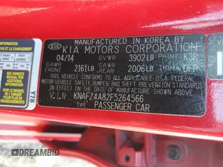 2015 Kia Forte EX with VIN KNAFZ4A82F5264566, listed as a Copart auction lot 49129435 with 141,378 mi miles and Salvage Title. Bid and sale history available at carsss.com. Image 12.