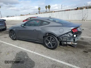2025 Ford Mustang EcoBoost with VIN 1FA6P8TH4S5103973, listed as a Copart auction lot 47644795 with 670 mi miles and Salvage Title. Bid and sale history available at carsss.com. Image 2.